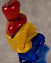 TWO MURANO GLASS "CLOWN" FIGURINES