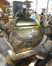 SIX PIECES OF ANTIQUE SILVER PLATE