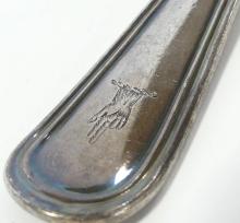 PAIR OF STERLING SERVING SPOONS