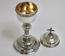 SILVERPLATED CIBORIUM