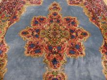 BLUE KERMAN CARPET