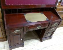 SECRETAIRE DESK WITH BOOKCASE TOP