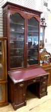 SECRETAIRE DESK WITH BOOKCASE TOP