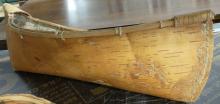 TWO BIRCH BARK CANOE MODELS