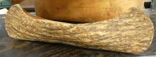 TWO BIRCH BARK CANOE MODELS