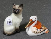 TWO ANIMAL FIGURINES