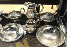 SIX PIECES OF SILVER PLATE