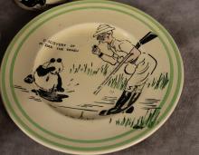 PINDAR THE PANDA DISHES, CAT BOWL AND VASE