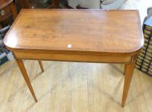 ANTIQUE FLIP-TOP GAMES TABLE