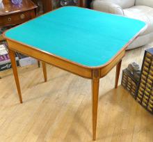 ANTIQUE FLIP-TOP GAMES TABLE