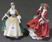 TWO ROYAL DOULTON FIGURINES