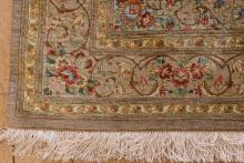 SIGNED PERSIAN SILK RUG
