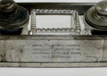 VINTAGE INKWELL WITH PEN