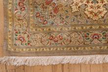SIGNED PERSIAN SILK RUG