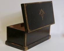 ANTIQUE MASONIC BOX