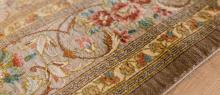 SIGNED PERSIAN SILK RUG