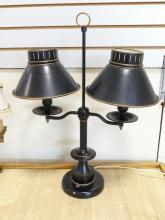 TWO "CANDELABRA" TABLE LAMPS