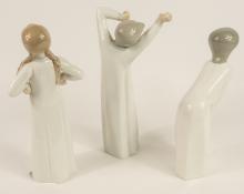 THREE LLADRO FIGURINES