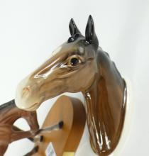 FOUR BESWICK "HORSE" FIGURINES