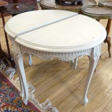 PAIR OF DEMI-LUNE CONSOLETTE TABLES