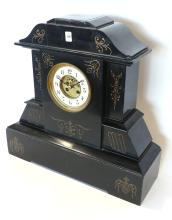 MARBLE VENEER CLOCK