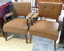 PAIR OF MCM ARMCHAIRS