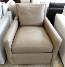 WESTON LEATHER SWIVEL CHAIR