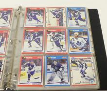 BINDER OF TORONTO MAPLE LEAFS CARDS