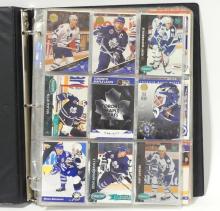 BINDER OF TORONTO MAPLE LEAFS CARDS