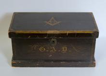 ANTIQUE MASONIC BOX