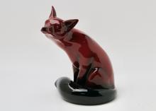 ROYAL DOULTON FLAMBE FOX