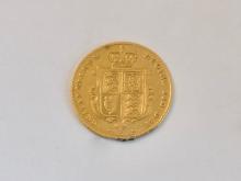 QUEEN VICTORIA HALF SOVEREIGN