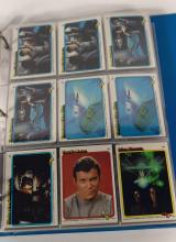 2 BINDERS OF "TV SHOW/MOVIE" CARDS AND STICKERS