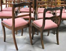 TEN DINING CHAIRS