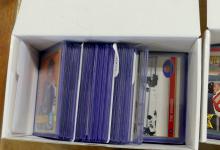 THREE BOXES OF HOCKEY CARDS