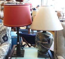 TWO TABLE LAMPS