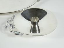 FOUR PIECES OF DANISH SILVER PLATE