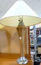 PAIR OF TEAK TABLE LAMPS
