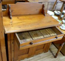 PRIMITIVE PINE WASHSTAND