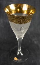 MOSER SPLENDID "QUEEN ELIZABETH II" TOASTING GOBLET