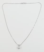 DIAMOND PENDANT ON CHAIN