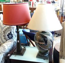 TWO TABLE LAMPS