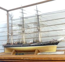 LARGE "CUTTY SARK" SHIP MODEL