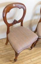 PAIR OF "BALLOON BACK" SIDE CHAIRS