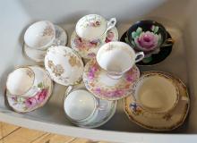 CUPS AND SAUCERS, DISH