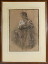 FOUR FRAMED PORTRAITS