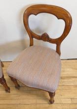 PAIR OF "BALLOON BACK" SIDE CHAIRS