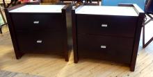 PAIR OF CONTEMPORARY NIGHTSTANDS