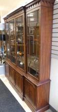 MAHOGANY BREAKFRONT CHINA CABINET