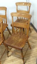 SET OF EAST COAST CHICKEN COOP CHAIRS